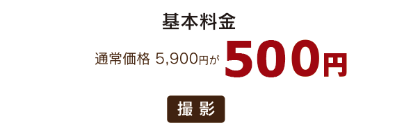 撮影のみ