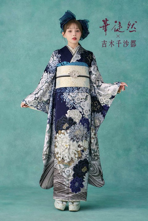 吉木千沙都の最新振袖