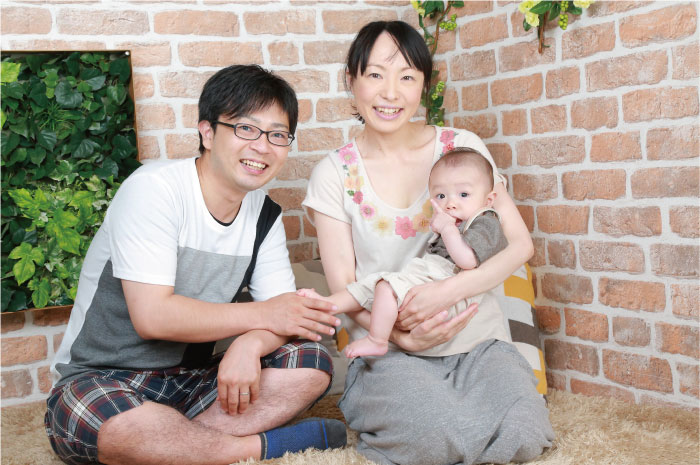 お父さんやお母さん達と一緒にお子様の最高の笑顔を!