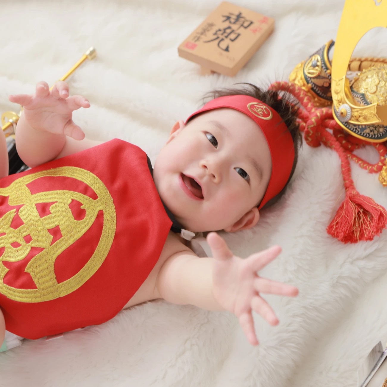 初節句の男の子の写真