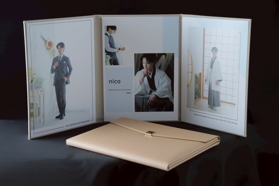 粋-iki-(3面4カット)|成人式男性袴撮影のアルバム