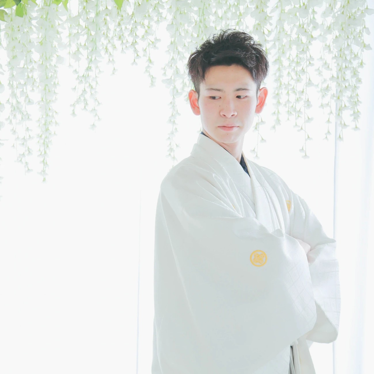 男性紋付き袴も豊富にご用意｜広島市の写真スタジオ「笑顔創造写真館ニコ」