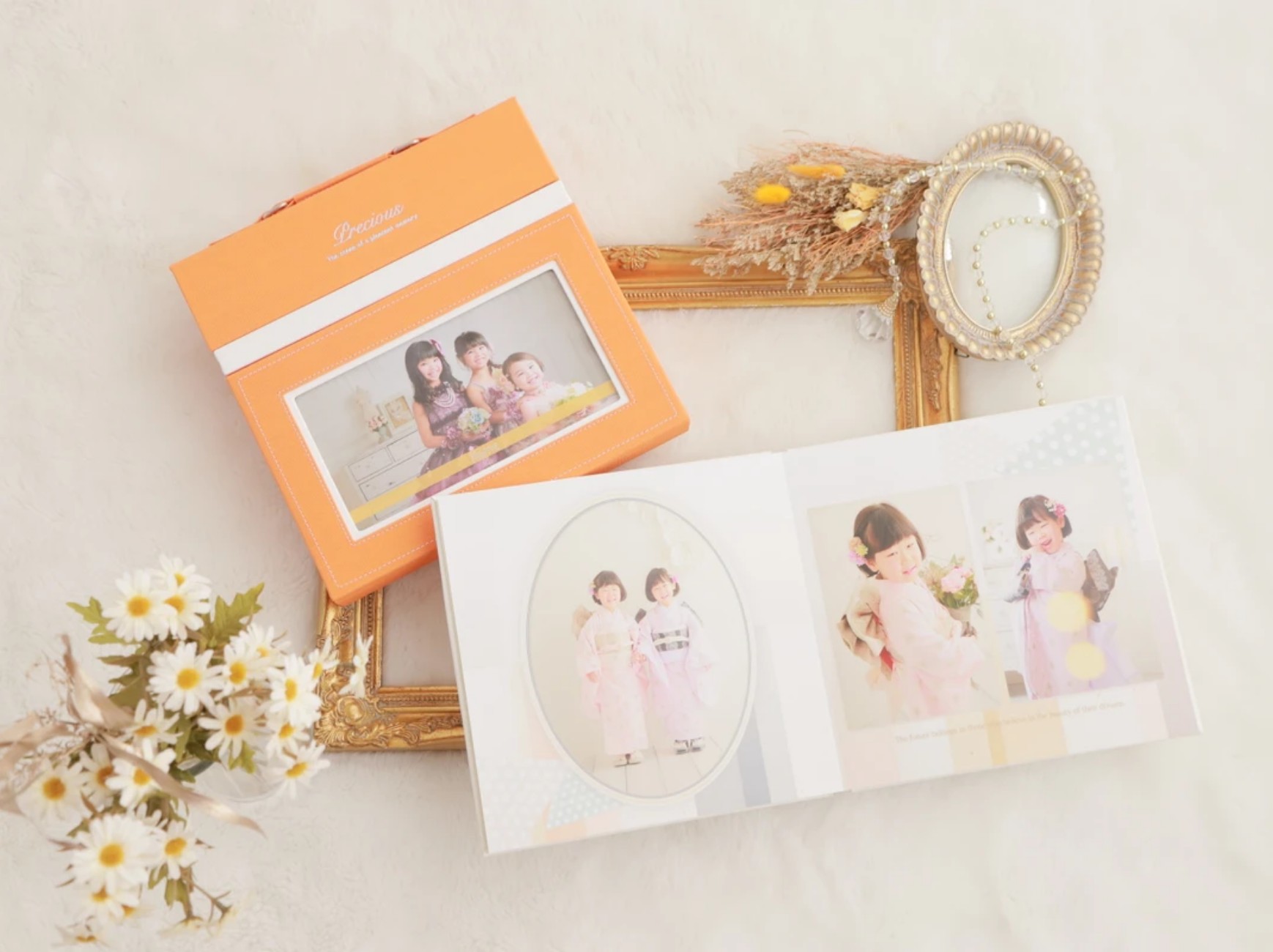 クラリーチェアルバム(10ページ18カット)｜七五三写真撮影プランのアルバム・商品