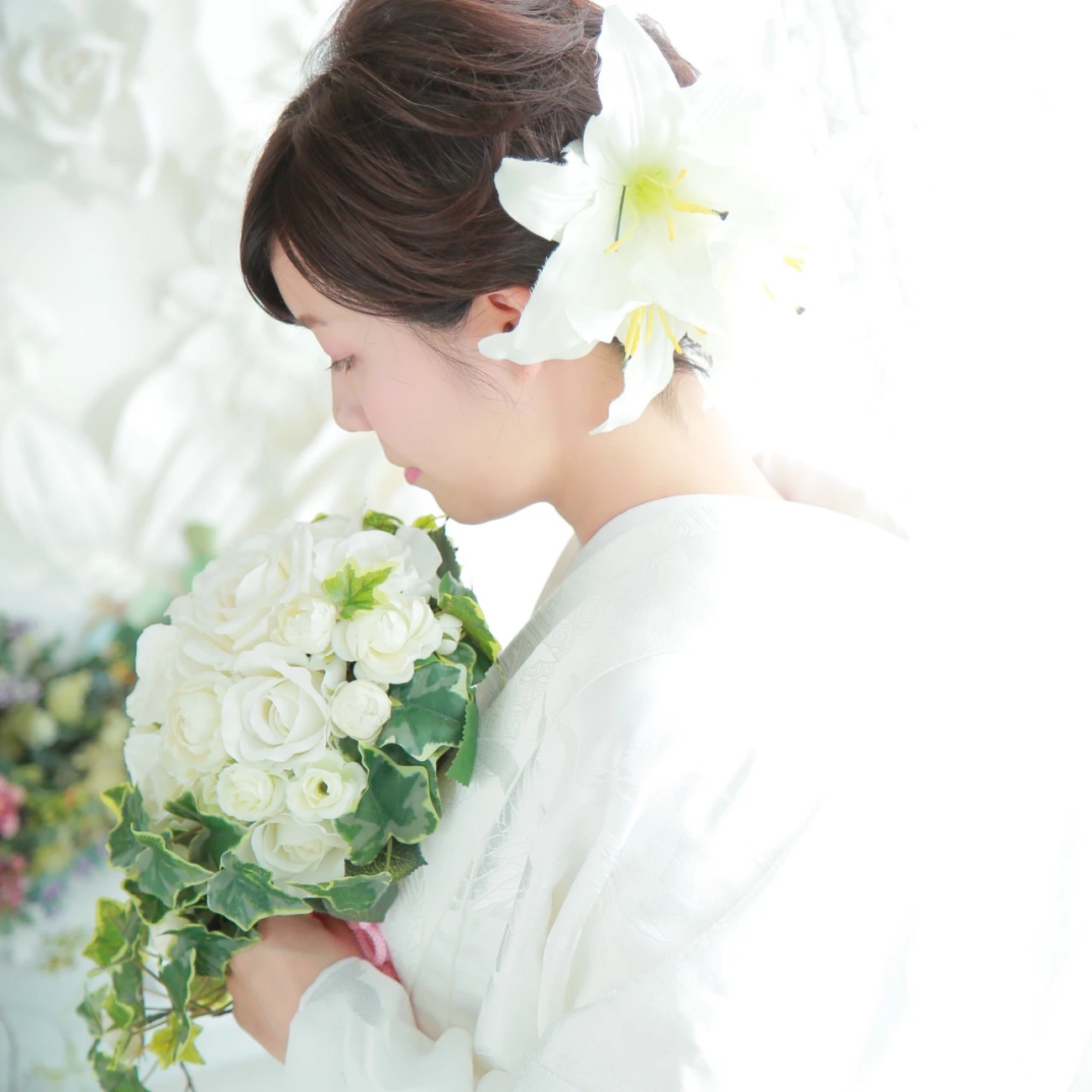 なりたいが叶う、魔法のヘアメイク｜ウェディングフォトは広島市の写真スタジオ「笑顔創造写真館ニコ」