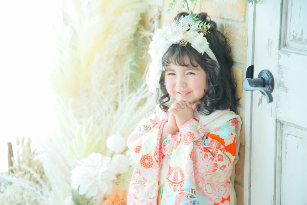 7歳女の子七五三写真撮影（前撮り・後撮り）｜広島市の写真スタジオ「笑顔創造写真館ニコ」